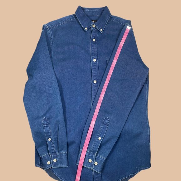 H&M - Dark Denim/Jean - Button Up - Picture 6 of 6